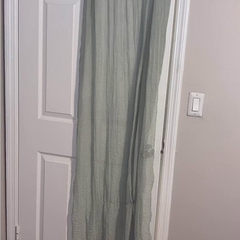 Sheer cheesecloth table runners